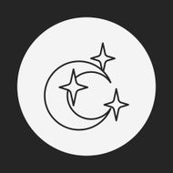 moon line icon N5