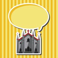 castle theme elements vector eps N11