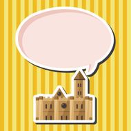 castle theme elements vector eps N12