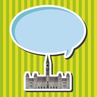 castle theme elements vector eps N13