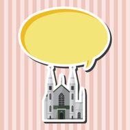 castle theme elements vector eps N14