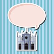 castle theme elements vector eps N16
