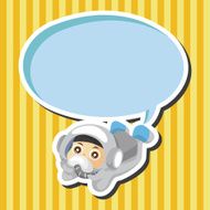 Space astronaut theme elements N21