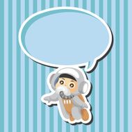 Space astronaut theme elements N23