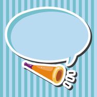 birthday horn theme elements N9