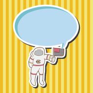 Space Astronaut theme elements vector eps10 N13