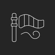 Wind measurement instrument line icon N4