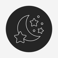 moon line icon N7