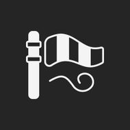 Wind measurement instrument icon N4