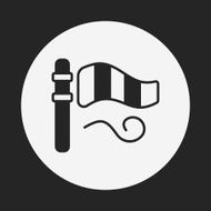 Wind measurement instrument icon N5