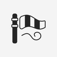 Wind measurement instrument icon N6