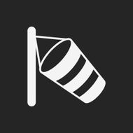 Wind measurement instrument icon N8