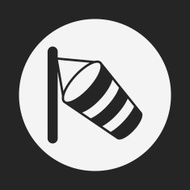 Wind measurement instrument icon N9