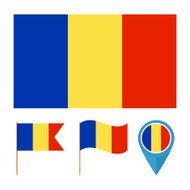 Chad country flag