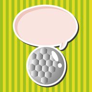 golf equipment theme elements N133