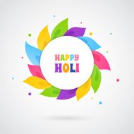 Happy Holi card template