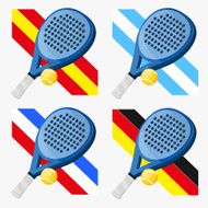 Padel flags