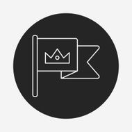 Flag line icon N4