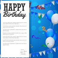 happy birthday greeting card N74