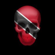 Trinidad and Tobago flag skull