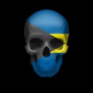 Bahamian flag skull