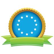 Gold European Union logo