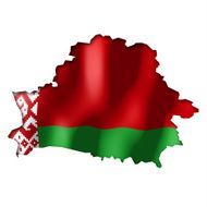 Belarus - map and flag clip-art