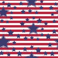 Seamless patterns with American symbols Vector N2