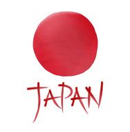 Japan Watercolor Red circle
