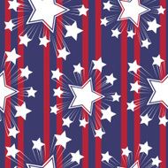 Seamless patterns with American symbols Vector N3