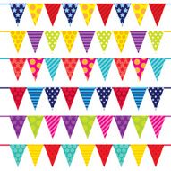 Vector triangle bunting N2