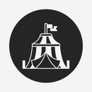 Circus tent icon N9