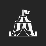 Circus tent icon N10