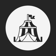 Circus tent icon N11