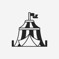 Circus tent icon N12