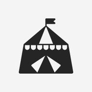 Circus tent icon N16