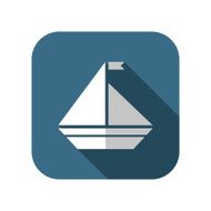 Vector icon of yacht N11