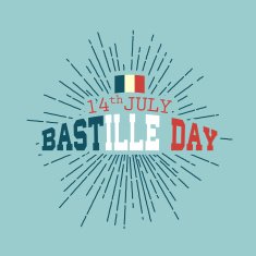 14th July Happy Bastille Day background N10