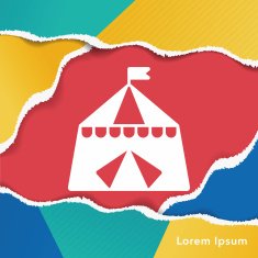 Circus tent icon N4