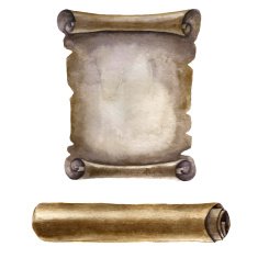 Old scroll paper N6