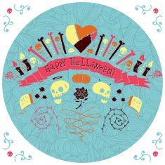 Happy Halloween greeting card N4