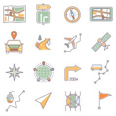 Map Icons Line N2