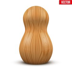 Russian tradition matrioshka wood doll