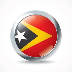 Timor-Leste flag button