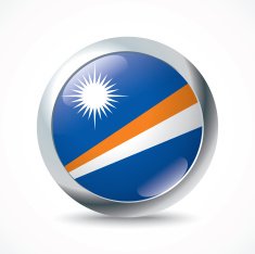 Marshall Islands flag button