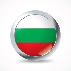 Bulgaria flag button