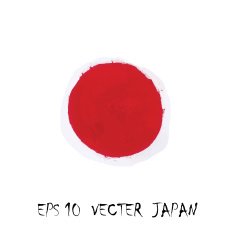 Vector sign of japan flag