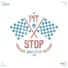 Pit stop emblem