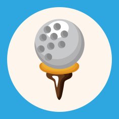 golf equipment theme elements N2