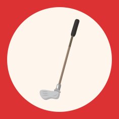 golf equipment theme elements N4